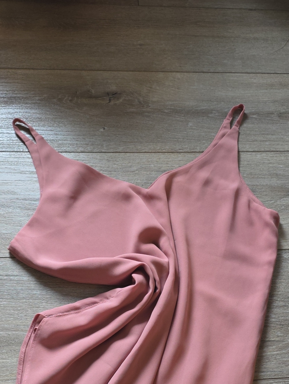 ❤️3/$25 Women's Dusty Rose Cami Top - Lightweight V-Neck Tank